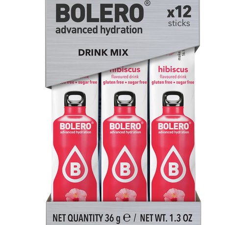 Bolero  Sticks (Sachets), smaak Hibiscus (12x3 gram)