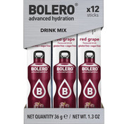 Bolero  Sticks (Sachets), smaak Red Grape (12x3 gram)
