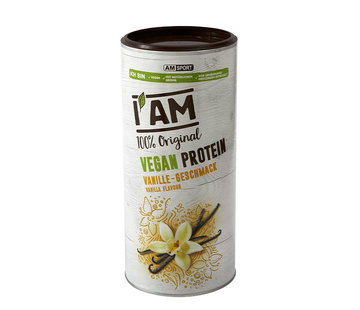 AMSPORT Vegan Protein (lactosevrij), blikje van 450 g, Vanille