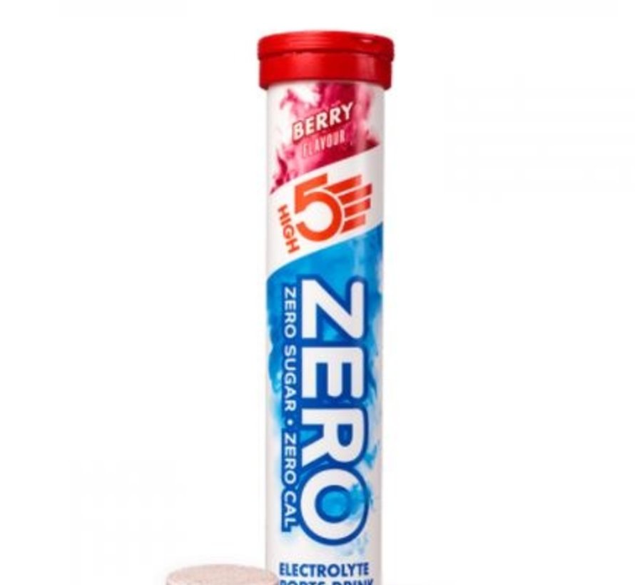 Zero active Hydration drink, 1 tube met 20 tabletten, berry.