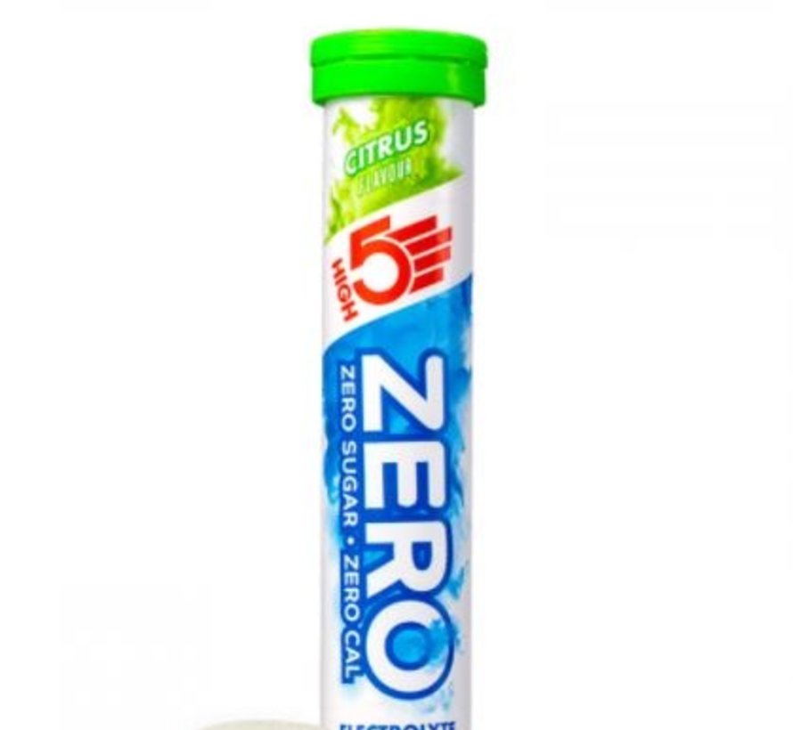 Zero active Hydration drink, 1 tube met 20 tabletten, citrus.