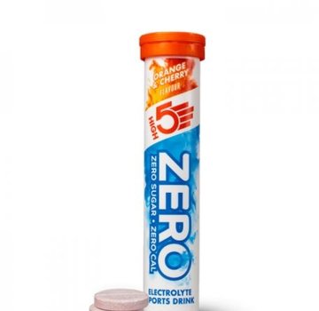 HIGH5 Zero active Hydration drink tube Orange & Cherry 20 tabs,