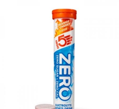 HIGH5 Zero active Hydration drink, Orange & Cherry 1 tube met 20 tabletten.