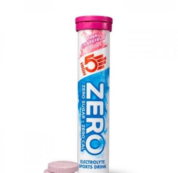 HIGH5 Zero active Hydration drink tube 20 tabs, pink grapefruit.