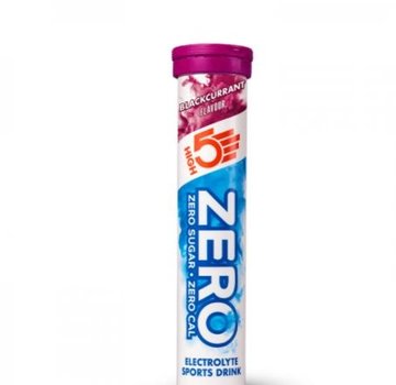 HIGH5 Zero active Hydration drink tube 20 tabs, blackcurrant. B.B.D. 16.05.24