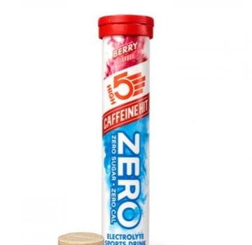 HIGH5 Zero active Hydration drink cafeïne hit tube 20 tabs, berry.