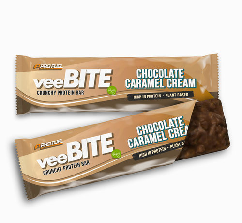 ProFuel VeeBite eiwitreep Chocolade Caramel (60 gram) T.H.T.  03/22