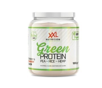 XXL  Green protein, Elderberry & Strawberry 1000 gram