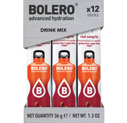 Bolero  Sticks (Sachets), smaak  Red Sangria (12x3 gram)