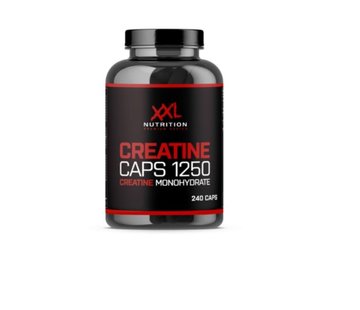 XXL  Creatine Monohydraat Caps - 1250mg (240 capsules)