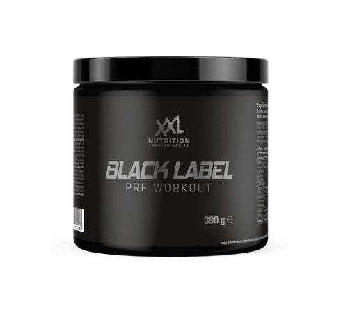 XXL  Black Label - Pre Workout Orange Fruit (390 gram)