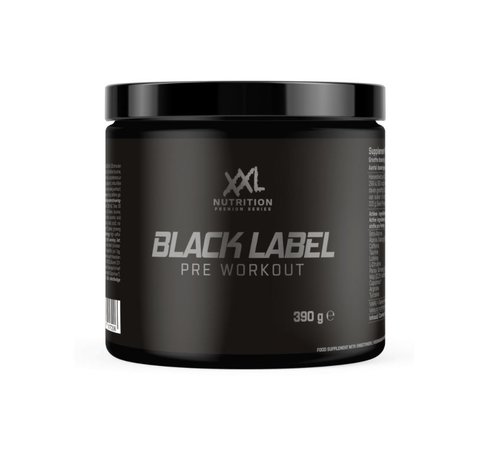 XXL  Black Label - Pre Workout Red Fruit (390 gram)