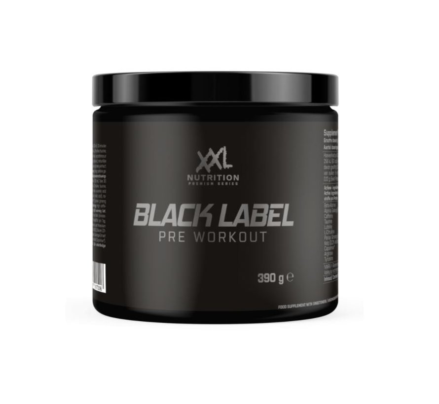 Black Label - Pre Workout Yellow Fruit (390 gram)