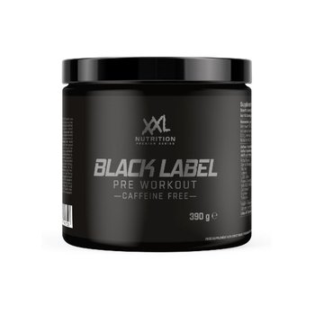 XXL  Black Label - Pre Workout Orange Fruit Cafeïne Free  (390 gram)