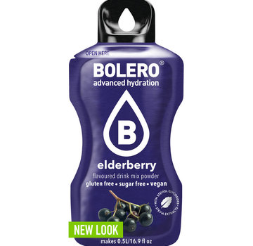 Bolero  Sticks (Sachets), smaak Elderberry (12x3 gram)