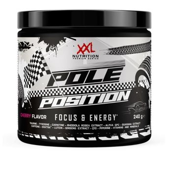 XXL  Pole Position Booster, Focus en Energy (Cherry Cafeïne)  240 gram