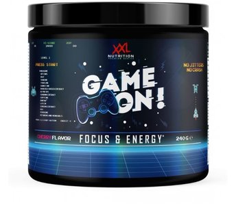 XXL  Game On Booster, Focus en Energy (Cherry Cafeïne)  240 gram