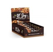 XXL  1 doos N'Joy Nuts Bar dark chocolate caramel repen 15x40 gram