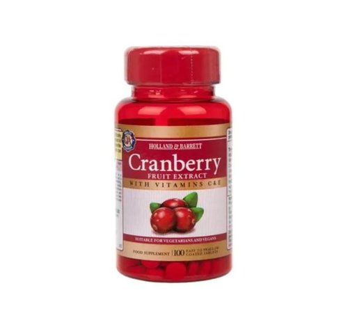 Holland & Barrett Cranberry Met Vitamine C & E - 100 tabletten