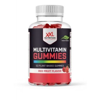 XXL  Multivitamine Gummies red fruit (50 stuks per potje)