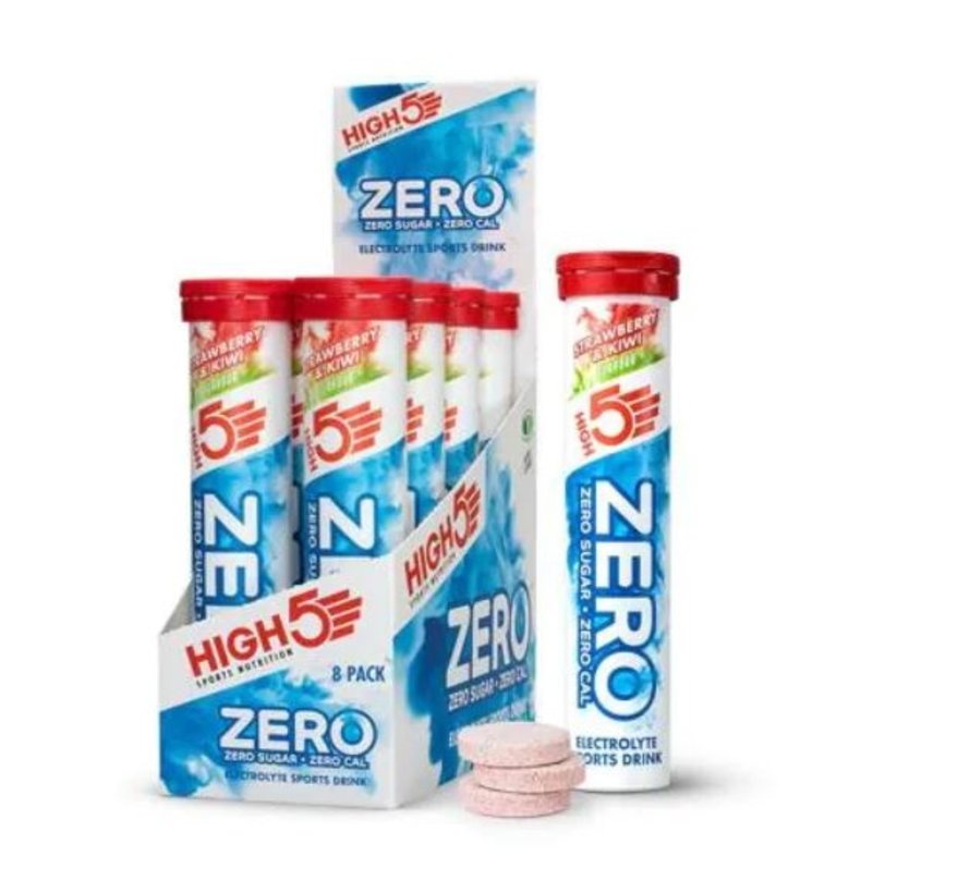 Zero active Hydration drink tube 20 tabs, Strawberry & Kiwi