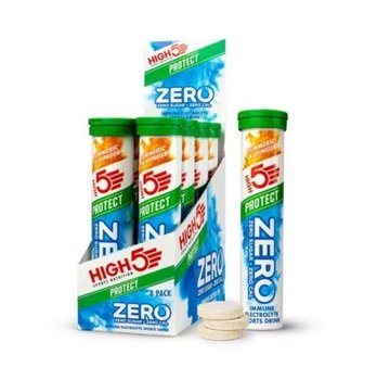 HIGH5 Zero protect drink tube 20 tabs, Turmeric & Ginger