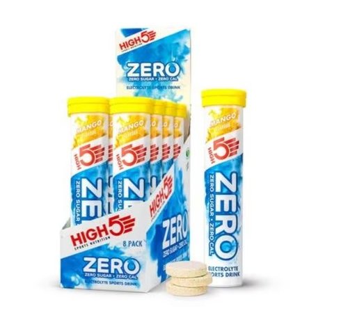 HIGH5 Zero active Hydration drink, 1 tube met 20 tabletten, Mango