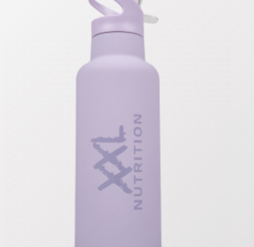 XXL  Insulated (Geïsoleerde) Straw Bottle - 500 ML, Kleur: lila
