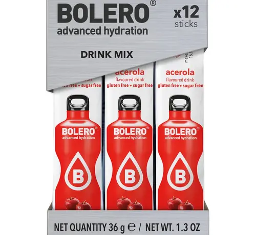 Bolero  Sticks (Sachets), smaak Acerola (12x3 gram)