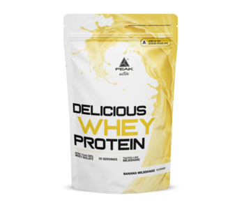 Peak Peformance Delicious Whey Protein, Banana Milkshake - 900g