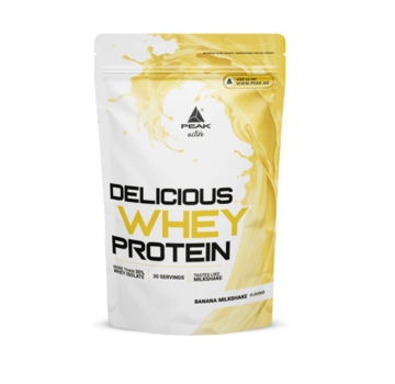 Peak Peformance Delicious Whey Protein, Banana Milkshake - 900g