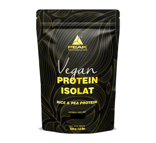 Peak Peformance Vegan Protein Isolate eiwit 750 gram Vanilla