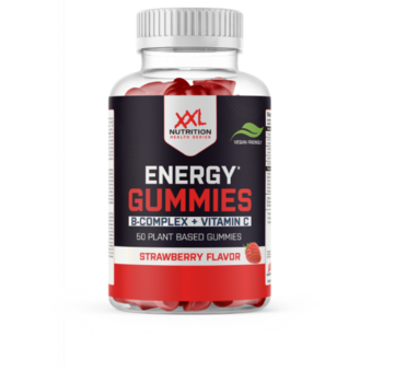 XXL  Energy Vitamine Gummies, Strawberry (50 stuks per potje)