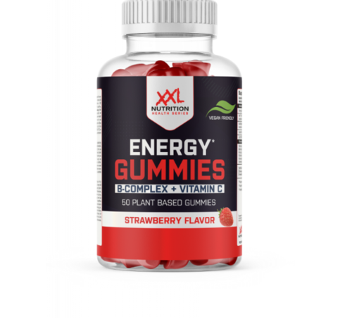 XXL  Energy Vitamine Gummies, Strawberry (50 stuks per potje)