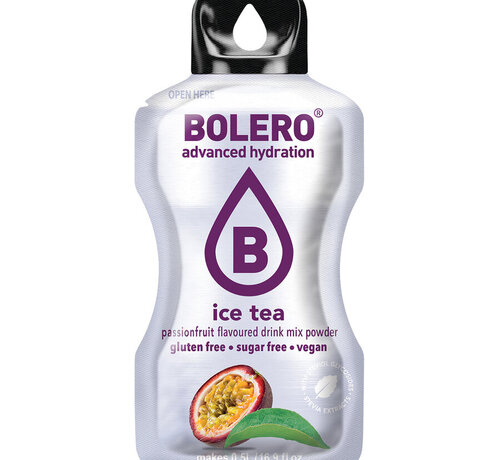 Bolero  Sticks (Sachets), smaak Ice Tea Passionfruit (12x3 gram)