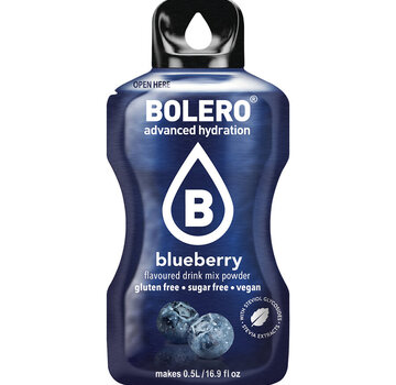 Bolero  Sticks (Sachets), smaak Blueberry (12x3 gram)