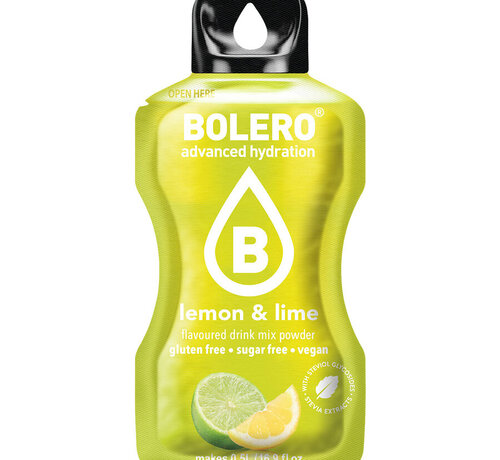 Bolero  Sticks (Sachets), smaak Lemon & Lime (12x3 gram)