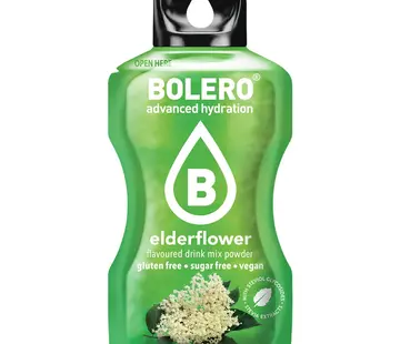 Bolero  Sticks (Sachets), smaak Elderflower (12x3 gram)