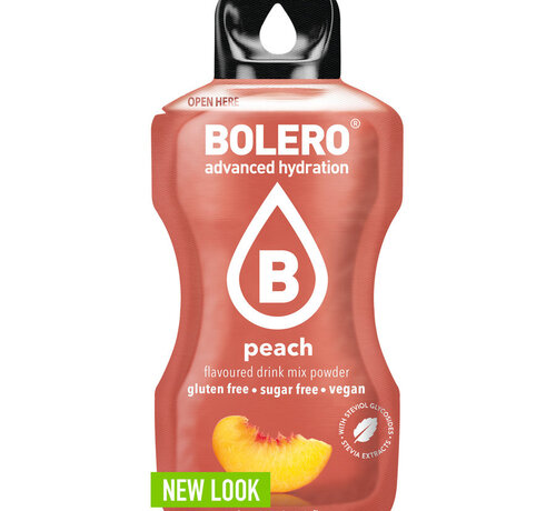 Bolero  Sticks (Sachets), smaak Peach (12x3 gram)