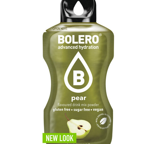 Bolero  Sticks (Sachets), smaak Pear (12x3 gram)