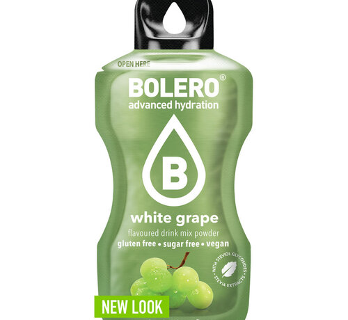 Bolero  Sticks (Sachets), smaak White Grape (12x3 gram)