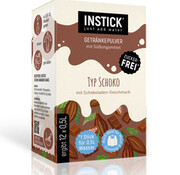 INSTICK Chocolate voor 12x0,5 liter suikervrije dranken. 12x2,5 gram