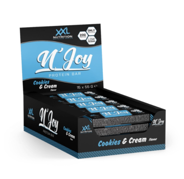 XXL  N'Joy Protein Bar 15x55 gram Cookies & Cream