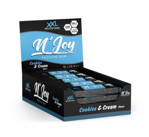 XXL  N'Joy Protein Bar 15x55 gram Cookies & Cream