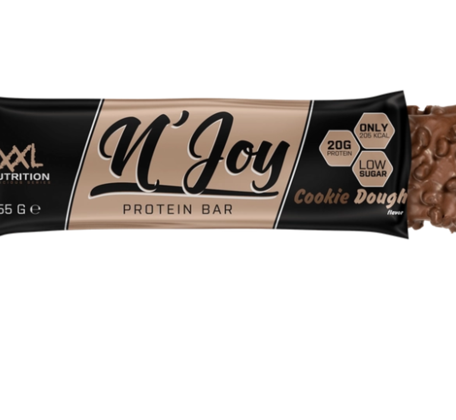 N'Joy Protein Bar 15x55 gram Cookie & Dough