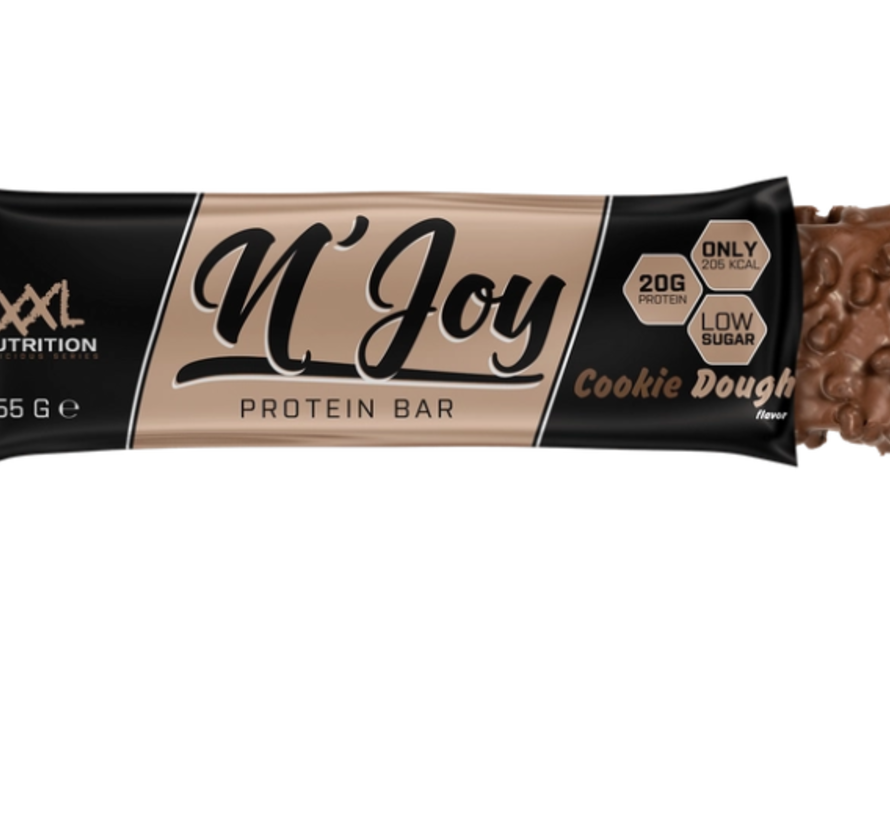 N'Joy Protein Bar 1x55 gram Cookie & Dough