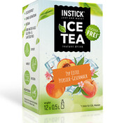 INSTICK Ice Tea Peach (extract van zwarte thee) voor 12x0,5 liter suikervrije dranken. 12x3 gram