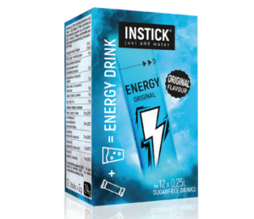 INSTICK Energy Original voor 12 x 0,25 liter suikervrije energydrank