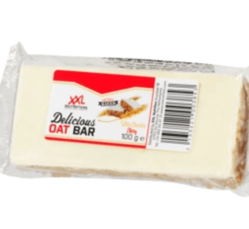 XXL  Delicious Oat Bar, witte Chocolade / Kers. 1x100 gram