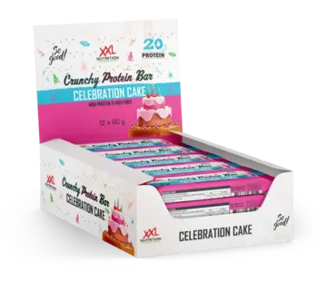 XXL  Crunchy Protein Bar Birthday Cake, Celebration Cake. 12x60 gram